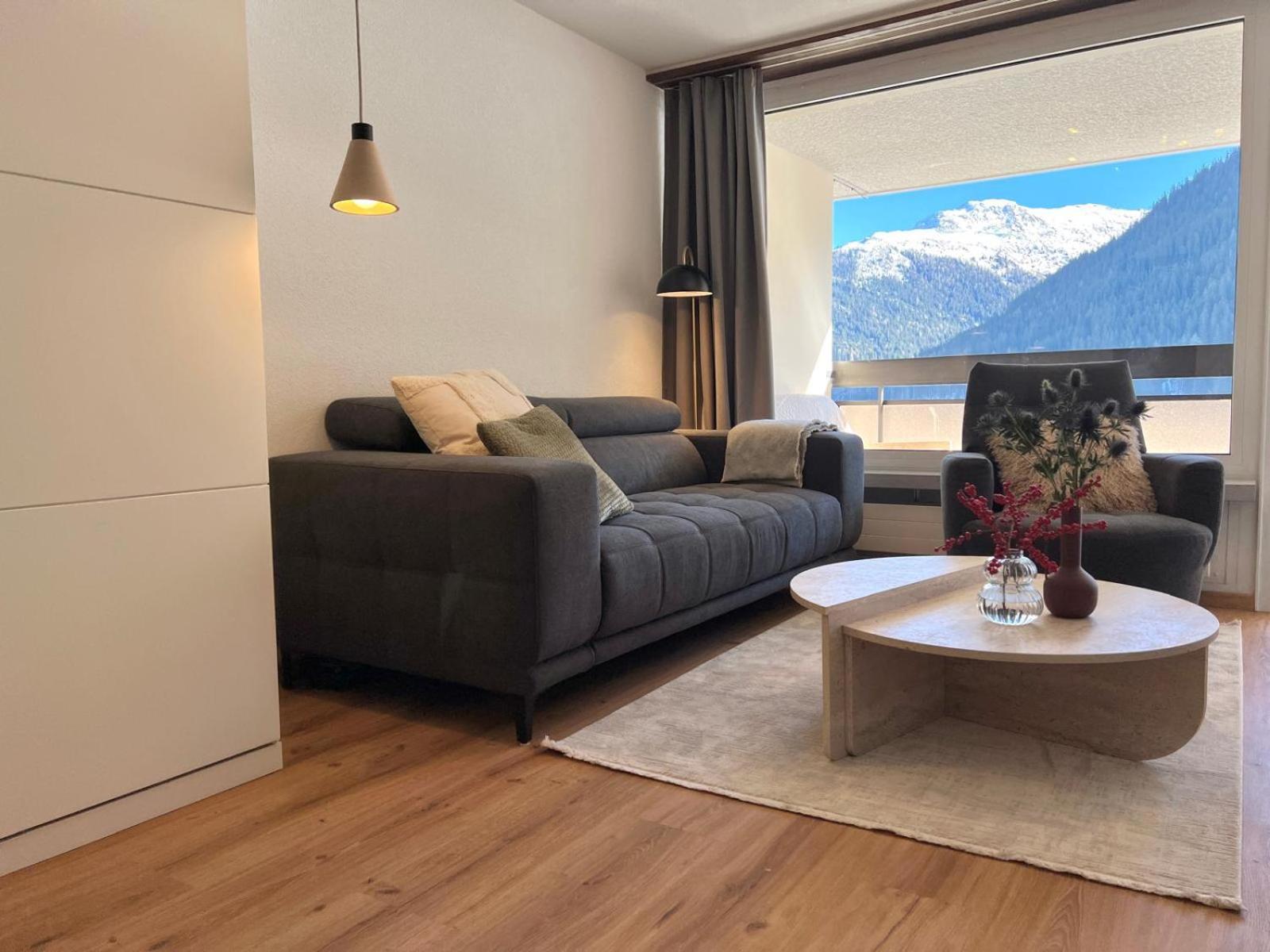 New Renovated Apartment In Center Of Davos Exteriör bild