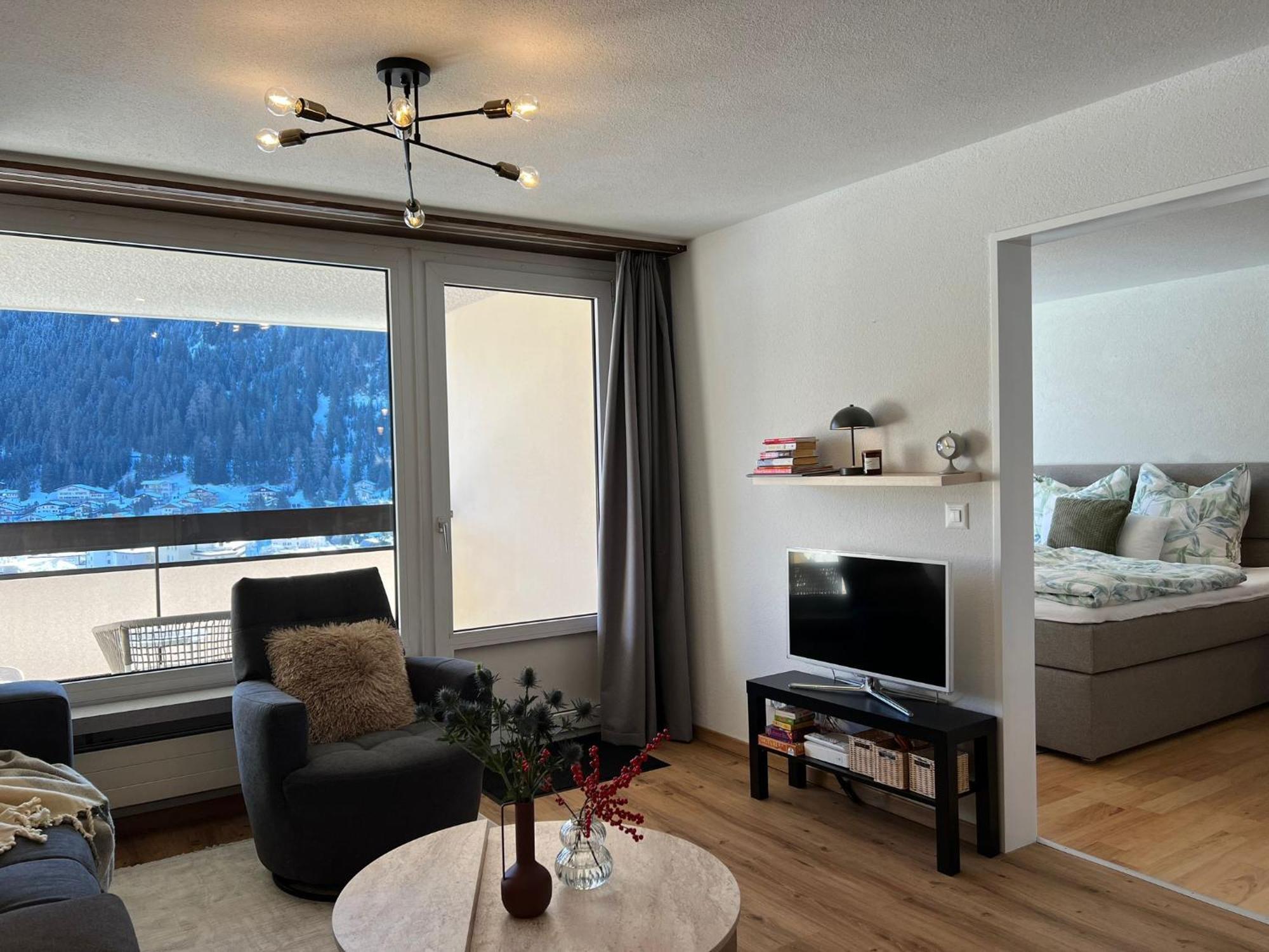 New Renovated Apartment In Center Of Davos Exteriör bild
